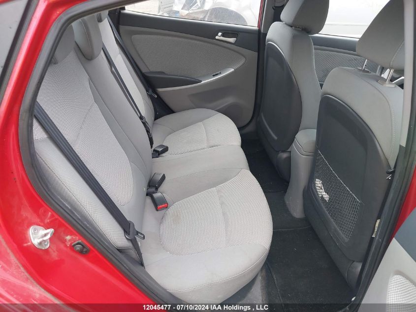 2013 Hyundai Accent Gl VIN: KMHCT4AE8DU431282 Lot: 12045477