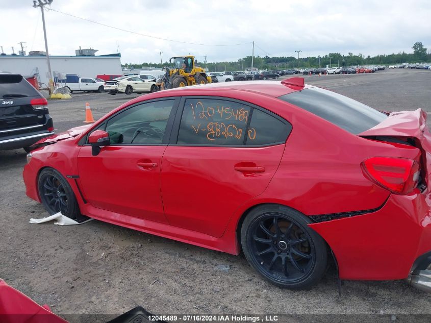 2020 Subaru Wrx VIN: JF1VA1J62L9826270 Lot: 12045489
