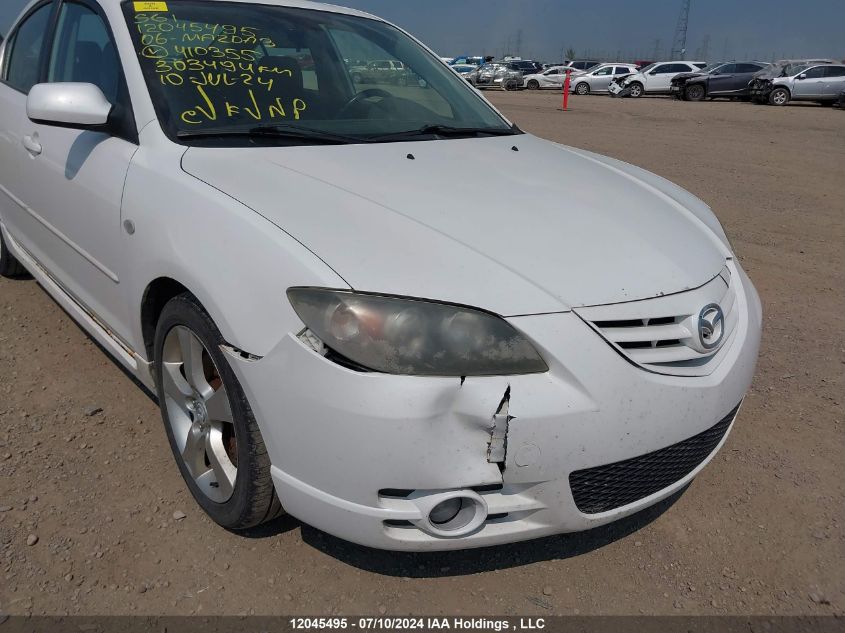 2006 Mazda Mazda3 VIN: JM1BK123X61410355 Lot: 12045495