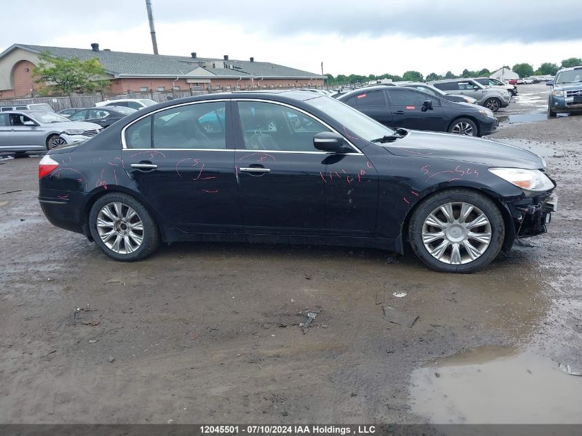 2011 Hyundai Genesis 3.8L VIN: KMHGC4DE1BU142562 Lot: 12045501