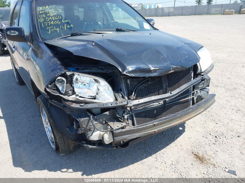 2003 Acura Mdx Touring VIN: 2HNYD18653H548611 Lot: 12045509