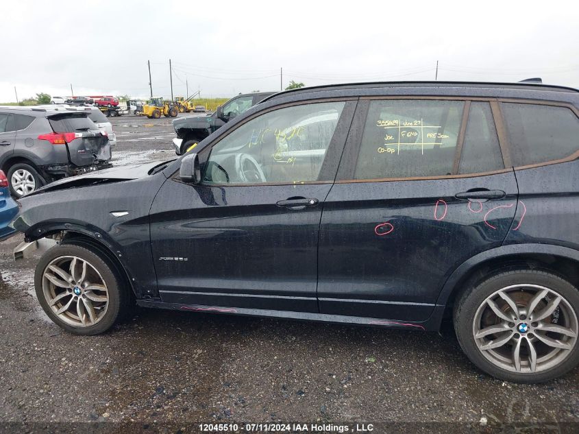 2016 BMW X3 VIN: 5UXWY3C54G0F84412 Lot: 12045510