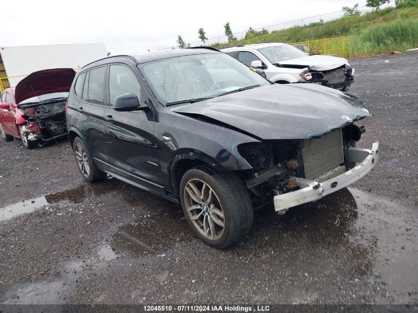 2016 BMW X3 VIN: 5UXWY3C54G0F84412 Lot: 12045510