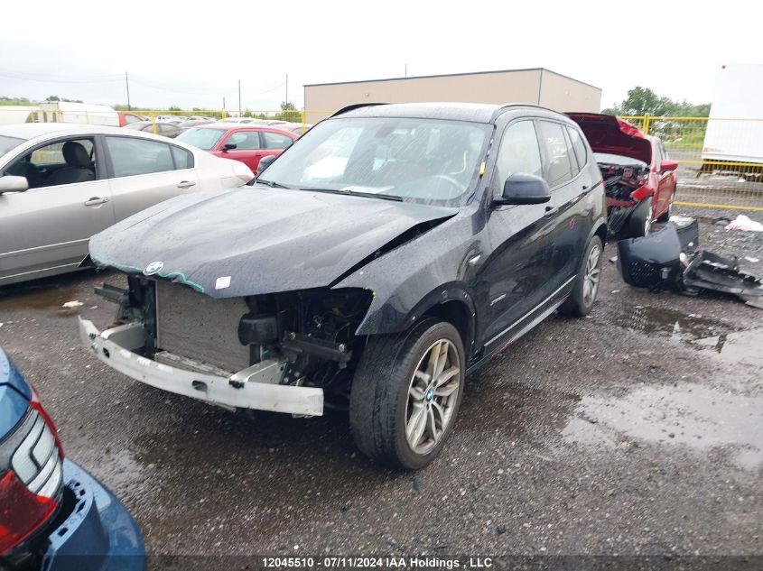 2016 BMW X3 VIN: 5UXWY3C54G0F84412 Lot: 12045510