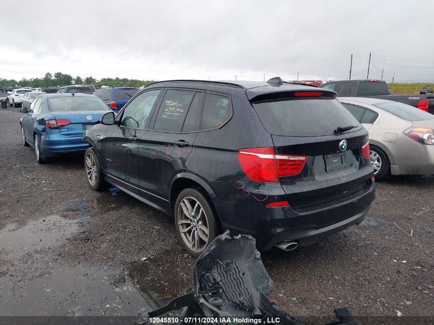 2016 BMW X3 VIN: 5UXWY3C54G0F84412 Lot: 12045510