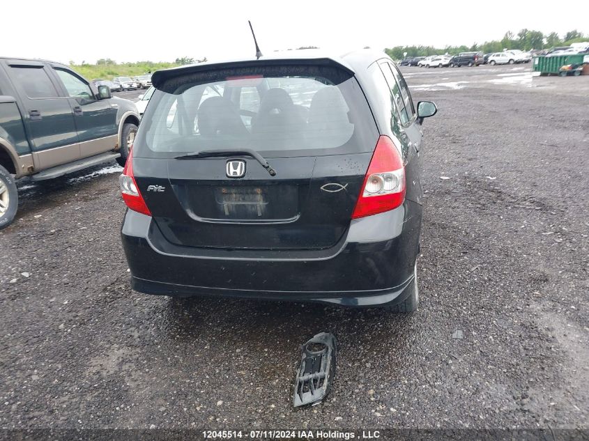 2007 Honda Fit VIN: JHMGD386X7S808284 Lot: 12045514