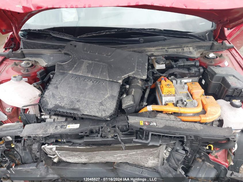 2022 Hyundai Elantra Blue VIN: KMHLM4AJXNU032398 Lot: 12045527