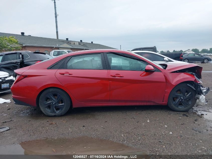 2022 Hyundai Elantra Blue VIN: KMHLM4AJXNU032398 Lot: 12045527