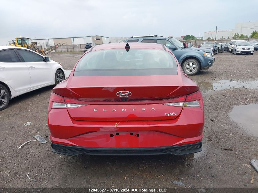 2022 Hyundai Elantra Blue VIN: KMHLM4AJXNU032398 Lot: 12045527
