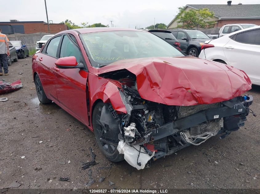 2022 Hyundai Elantra Blue VIN: KMHLM4AJXNU032398 Lot: 12045527