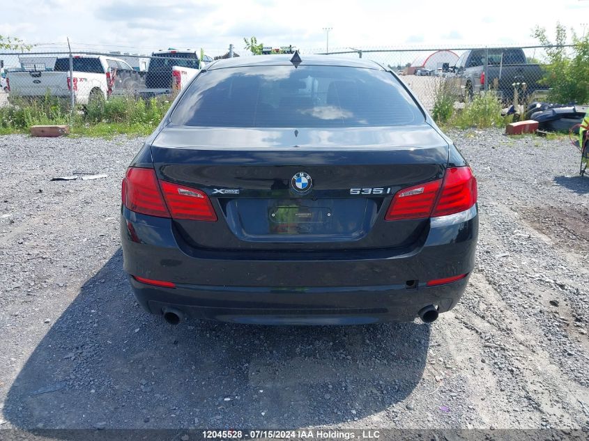 2013 BMW 535 Xi VIN: WBAFU7C55DDU77520 Lot: 12045528