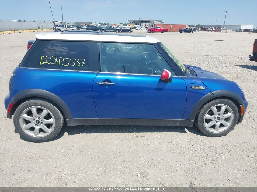 2006 Mini Cooper Hardtop VIN: WMWRC33596TJ76895 Lot: 12045537