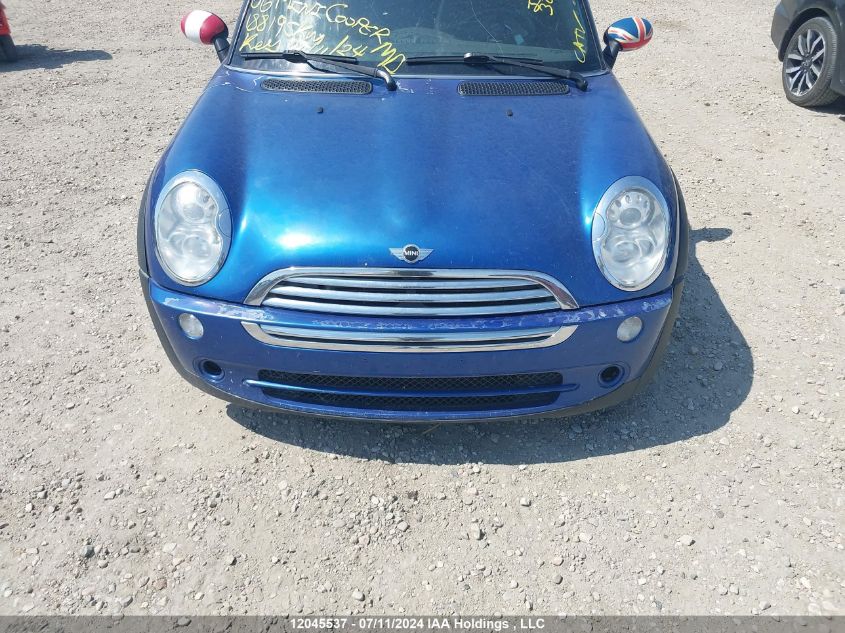 2006 Mini Cooper Hardtop VIN: WMWRC33596TJ76895 Lot: 12045537
