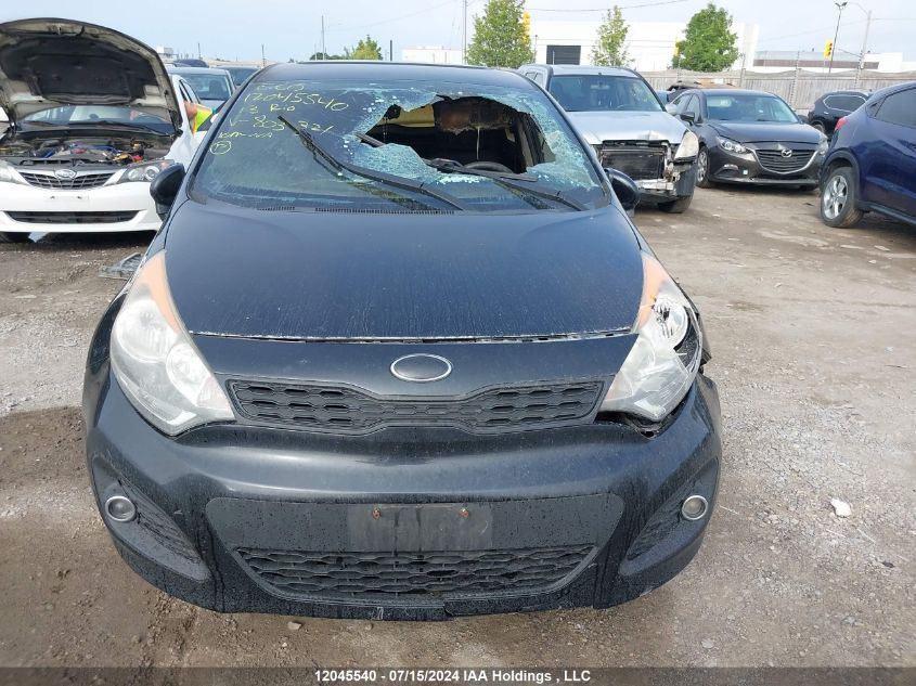 2013 Kia Rio VIN: KNADM5A37D6803321 Lot: 12045540