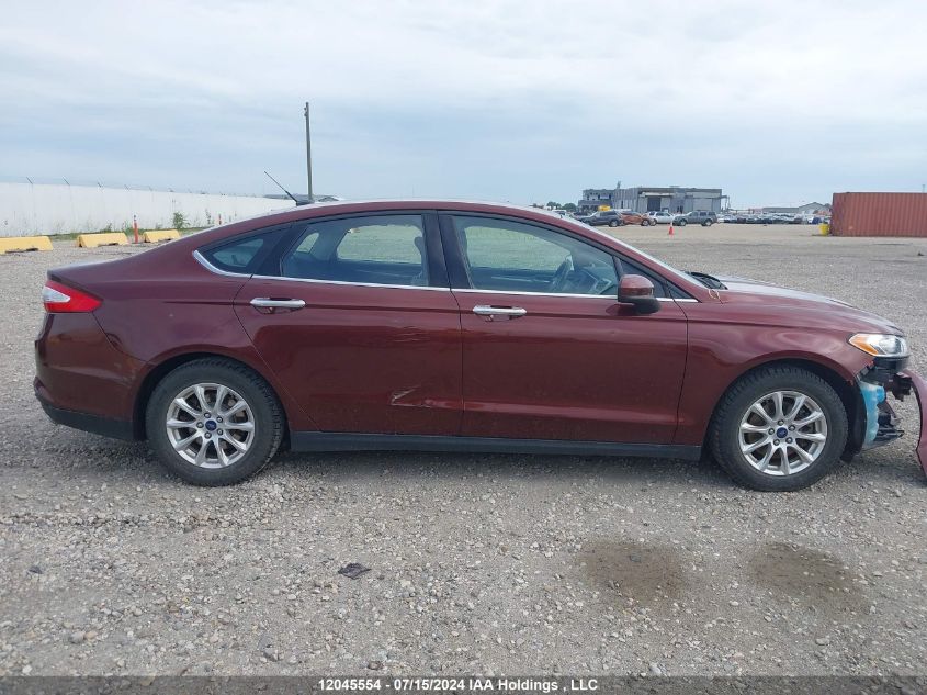 2015 Ford Fusion S VIN: 3FA6P0G75FR100750 Lot: 12045554