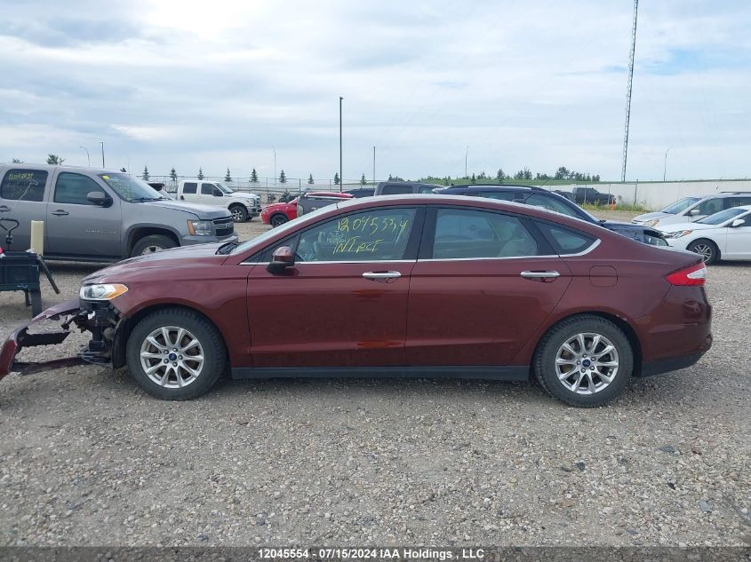2015 Ford Fusion S VIN: 3FA6P0G75FR100750 Lot: 12045554