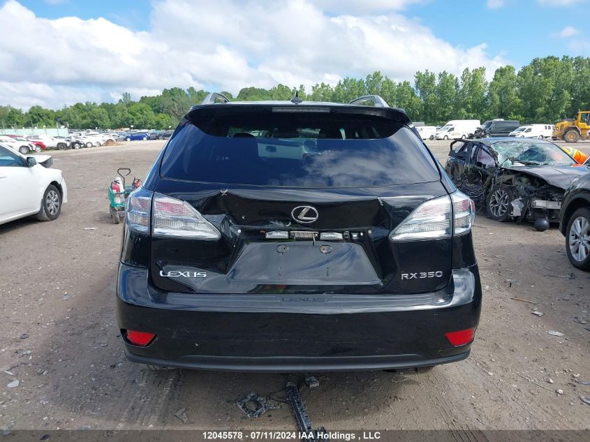 2010 Lexus Rx 350 VIN: 2T2BK1BA6AC074704 Lot: 12045578