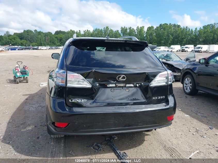 2010 Lexus Rx 350 VIN: 2T2BK1BA6AC074704 Lot: 12045578