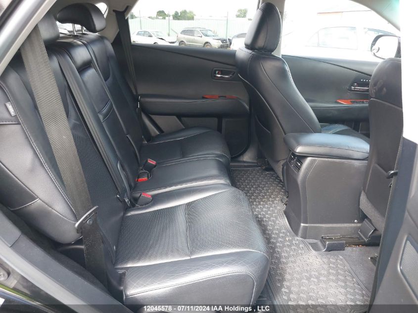 2010 Lexus Rx 350 VIN: 2T2BK1BA6AC074704 Lot: 12045578