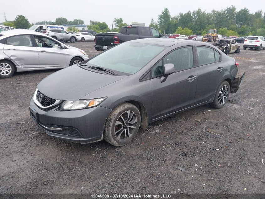 2013 Honda Civic Lx VIN: 2HGFB2E52DH011508 Lot: 12045598