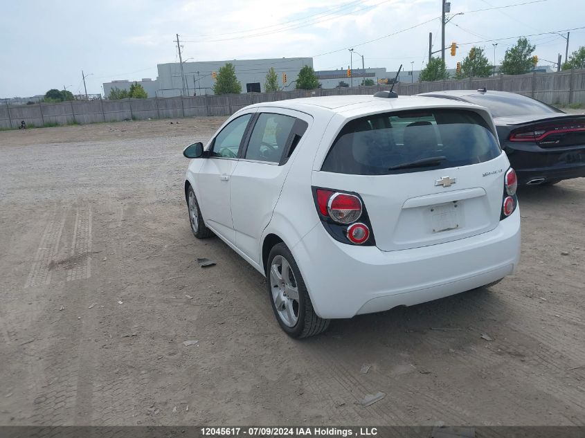 2015 Chevrolet Sonic Lt VIN: 1G1JC6SH8F4191730 Lot: 12045617