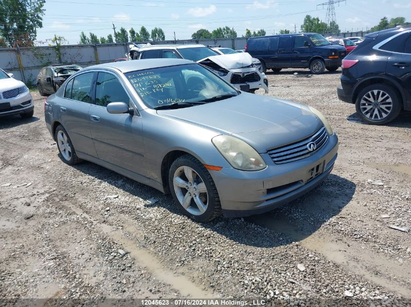 2004 Infiniti G35 VIN: JNKCV51E44M107281 Lot: 12045623