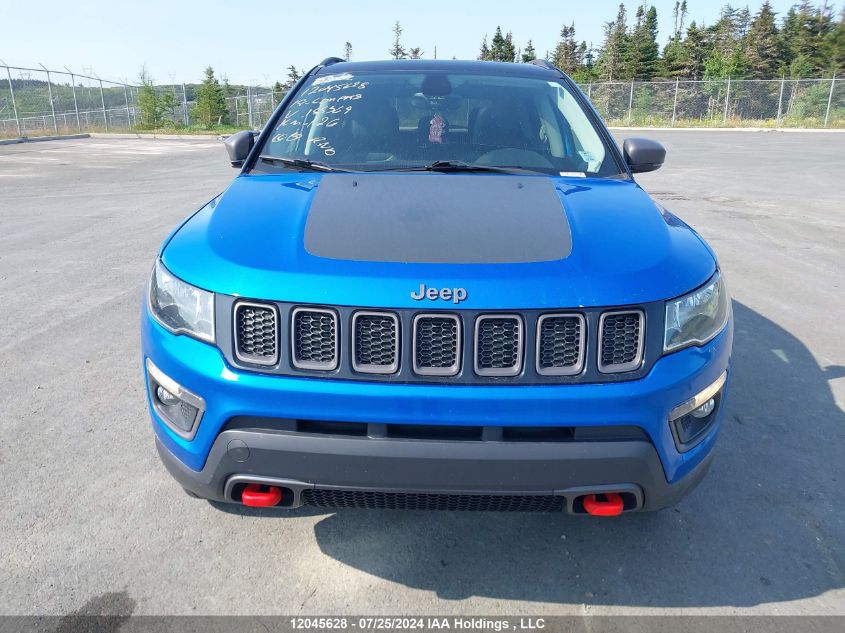 2018 Jeep Compass Trailhawk VIN: 3C4NJDDB6JT155369 Lot: 12045628