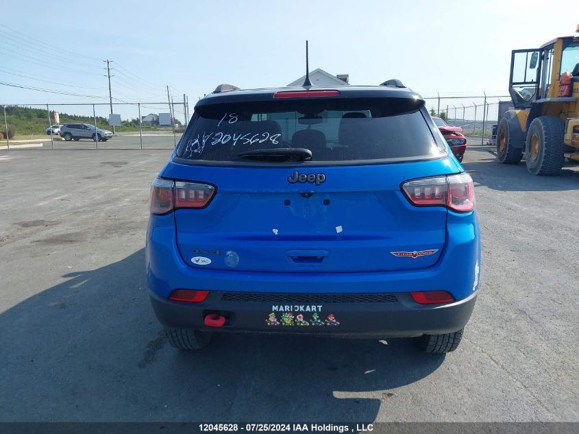2018 Jeep Compass Trailhawk VIN: 3C4NJDDB6JT155369 Lot: 12045628