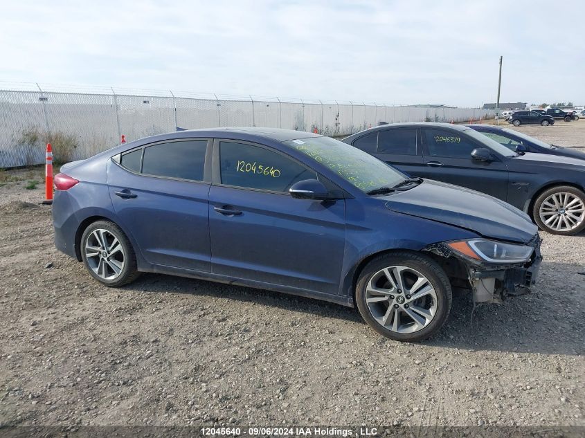 2017 Hyundai Elantra Gls VIN: KMHD84LF7HU267797 Lot: 12045640