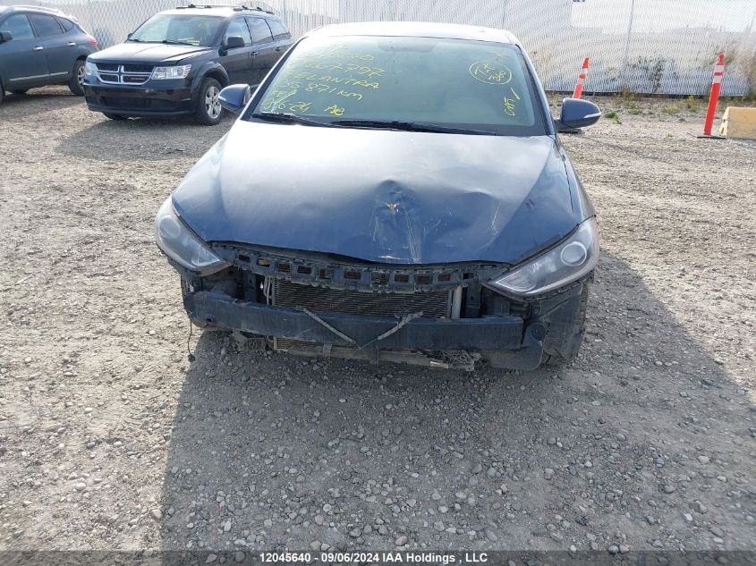 2017 Hyundai Elantra Gls VIN: KMHD84LF7HU267797 Lot: 12045640