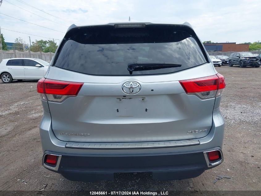 2017 Toyota Highlander Xle VIN: 5TDJZRFH9HS406251 Lot: 12045661