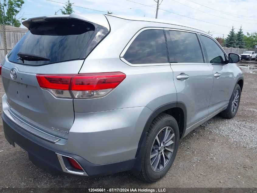 2017 Toyota Highlander Xle VIN: 5TDJZRFH9HS406251 Lot: 12045661