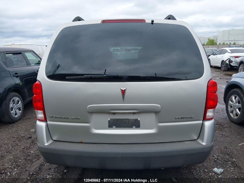 2006 Pontiac Montana Sv6 VIN: 1GMDU23L36D242074 Lot: 12045662