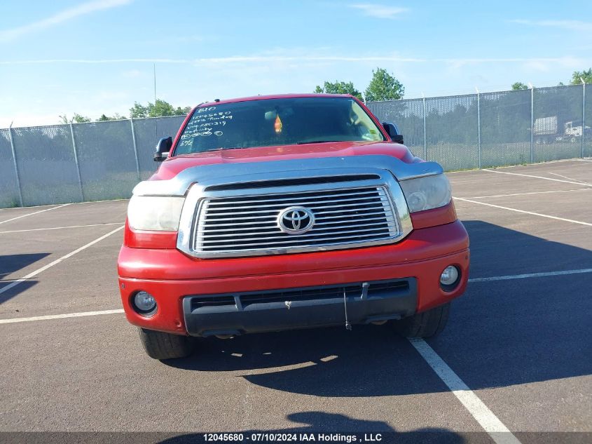 2013 Toyota Tundra Double Cab Limited VIN: 5TFBY5F10DX280319 Lot: 12045680