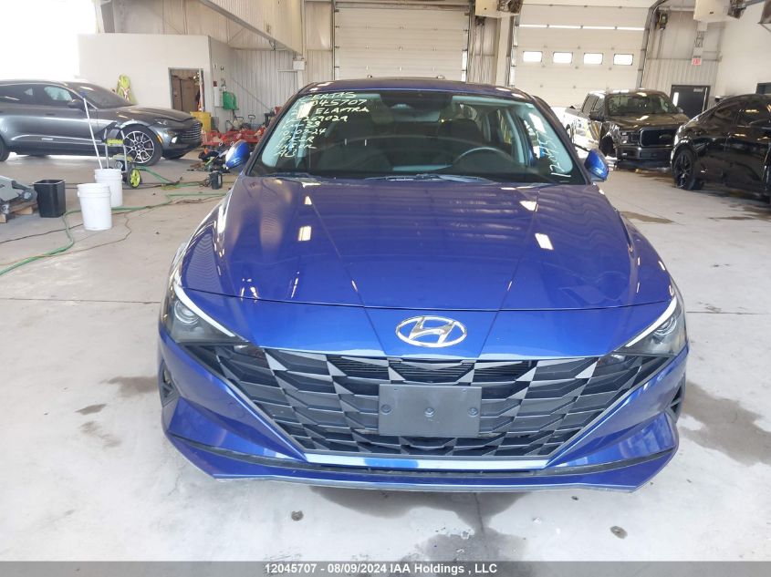 2022 Hyundai Elantra Sel VIN: KMHLM4AG7NU269029 Lot: 12045707