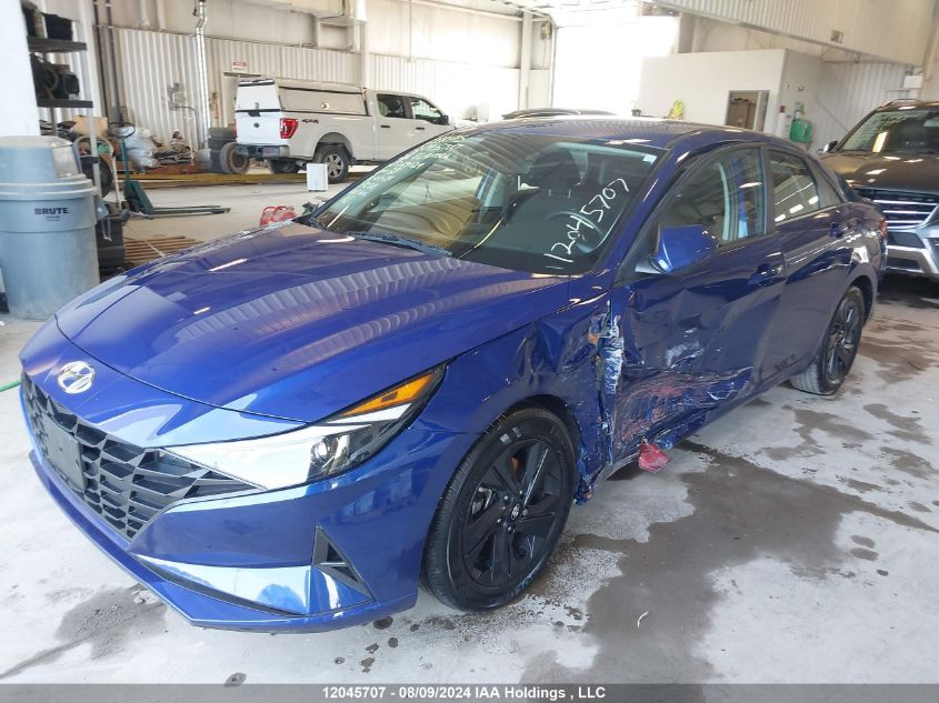 2022 Hyundai Elantra Sel VIN: KMHLM4AG7NU269029 Lot: 12045707