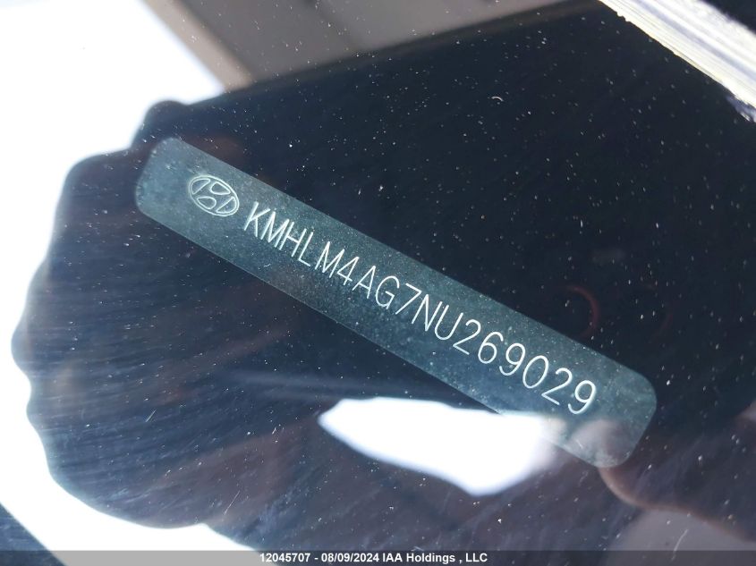 2022 Hyundai Elantra Sel VIN: KMHLM4AG7NU269029 Lot: 12045707