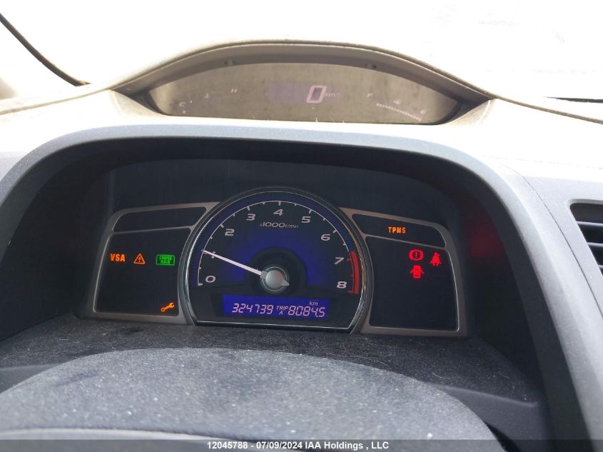 2008 Acura Csx VIN: 2HHFD55538H200004 Lot: 12045788