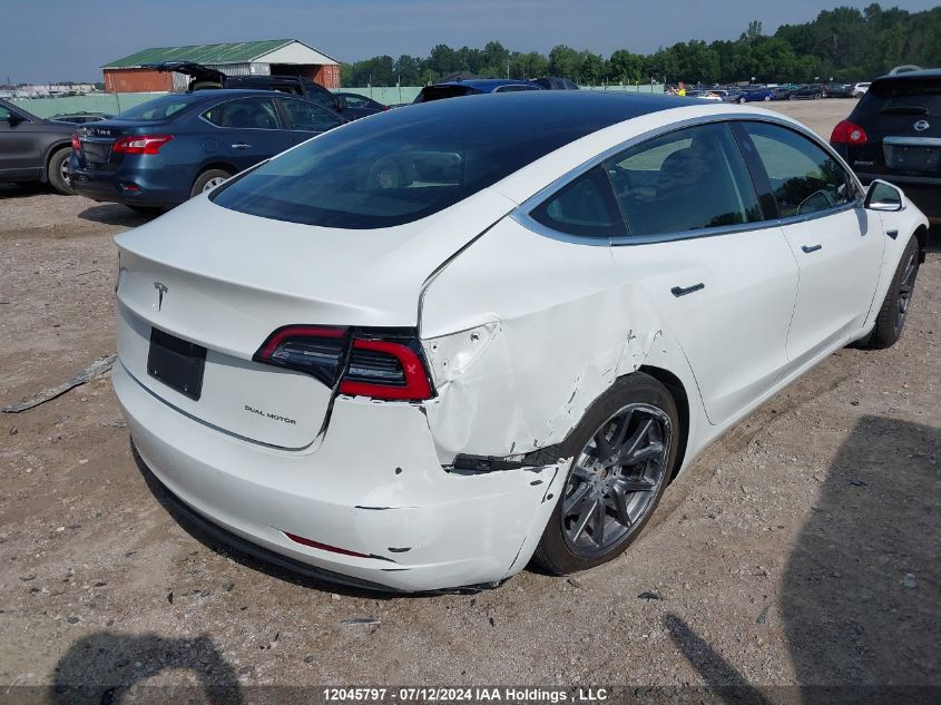 2019 Tesla Model 3 VIN: 5YJ3E1EB6KF393909 Lot: 12045797