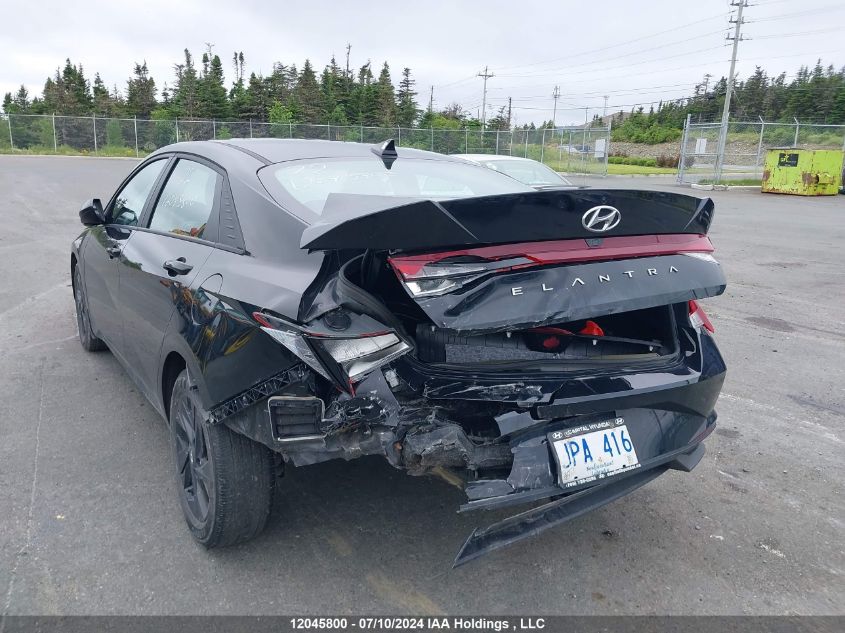 2022 Hyundai Elantra Sel VIN: KMHLM4AG0NU245087 Lot: 12045800