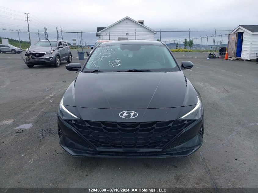 2022 Hyundai Elantra Sel VIN: KMHLM4AG0NU245087 Lot: 12045800