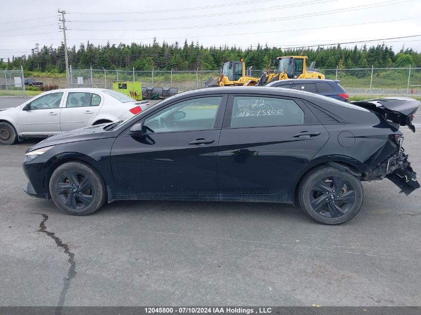 2022 Hyundai Elantra Sel VIN: KMHLM4AG0NU245087 Lot: 12045800