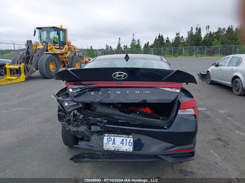 2022 Hyundai Elantra Sel VIN: KMHLM4AG0NU245087 Lot: 12045800