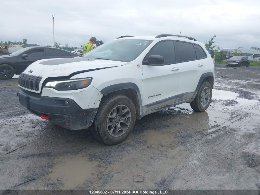 2022 Jeep Cherokee Trailhawk VIN: 1C4PJMBX2ND511366 Lot: 12045802