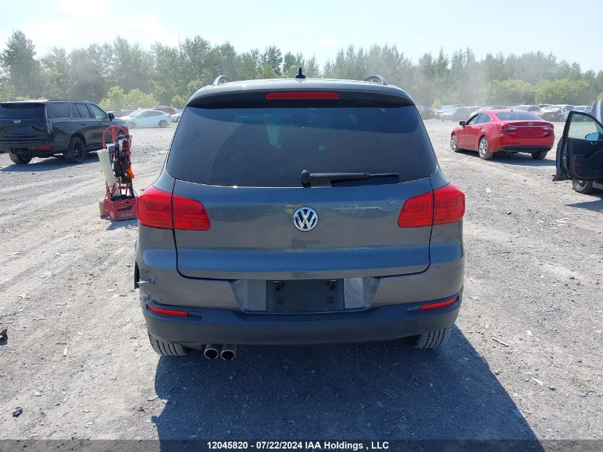 2016 Volkswagen Tiguan VIN: WVGKV7AXXGW095197 Lot: 12045820