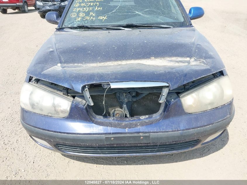 2002 Hyundai Elantra VIN: KMHDN55D82U067819 Lot: 12045827