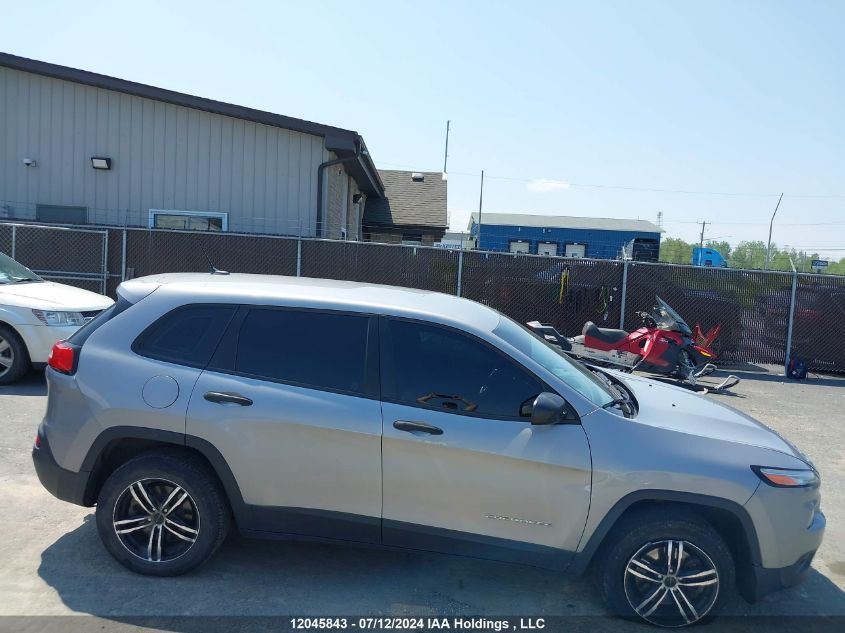 2015 Jeep Cherokee Sport VIN: 1C4PJMAS1FW618453 Lot: 12045843