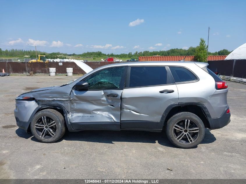 2015 Jeep Cherokee Sport VIN: 1C4PJMAS1FW618453 Lot: 12045843