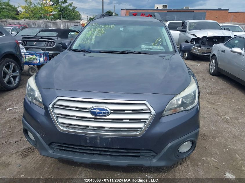 2015 Subaru Outback 3.6R VIN: 4S4BSFDC4F3222831 Lot: 12045868