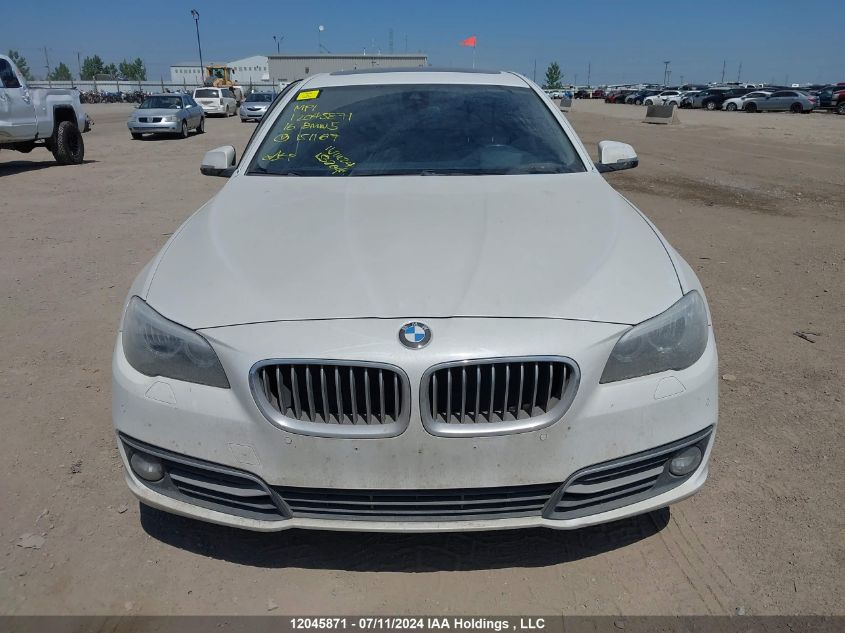 2016 BMW 5 Series VIN: WBA5A7C58GG151167 Lot: 12045871